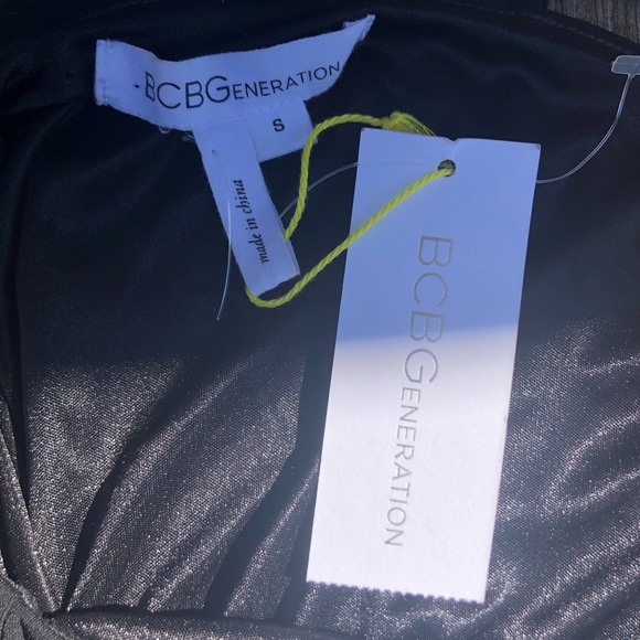 BCBGeneration Asymmetrical Jersey Shift Dress - Picture 8 of 8